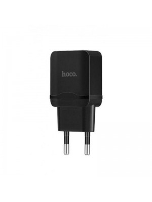 Мережевий Зарядний пристрій 1USB Hoco C11 Black + USB Cable MicroUSB (1A)