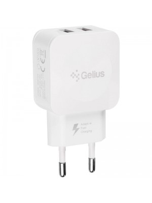 Сетевое зарядное устройство Gelius Ultra Prime GU-HC02 2USB 2.1A White