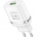 Сетевое зарядное устройство 1USB Hoco C12Q White (3A)