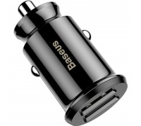 Автомобільний зарядний пристрій 2 USB Baseus Grain (3.1 A) (CCALL-ML01) Black