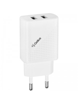 Сетевое зарядное устройство Gelius Pro Vogue GP-HC011 2USB 2.4A White