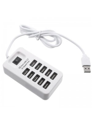 USB HUB P-1603 (10 USB2.0) White