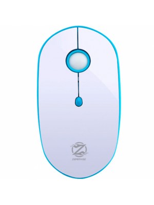 Мышь беспроводная Zornwee W880 Silent Blue/White (с аккумулятором)