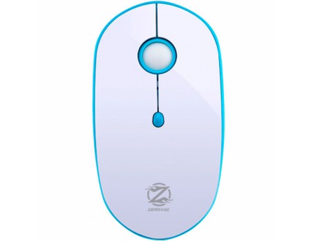 Мышь беспроводная Zornwee W880 Silent Blue/White (с аккумулятором)