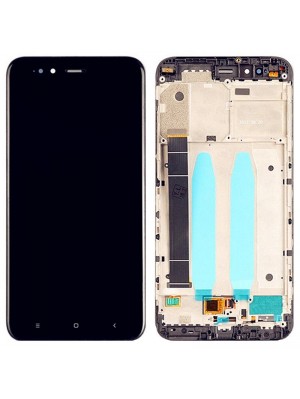 Дисплей для Xiaomi Mi A1/Mi5x з рамкою + touchscreen Black (OEM)