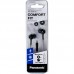 Наушники Panasonic RP-TCM115GC-K Black (mic + button call answering)