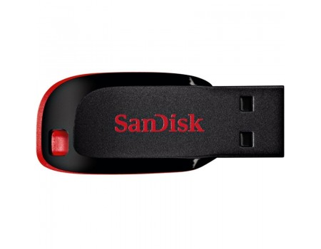 USB 2.0 Flash 64Gb SanDisk Cruzer Blade Black/Red