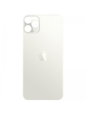 Задня кришка iPhone 11 Pro Max (Big hole) Silver