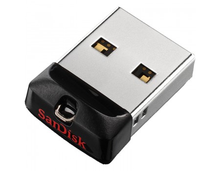 USB 2.0 Flash 16Gb SanDisk Cruzer Fit Black