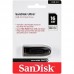 USB 3.0 Flash 16Gb SanDisk Ultra (130Mb/s) Black