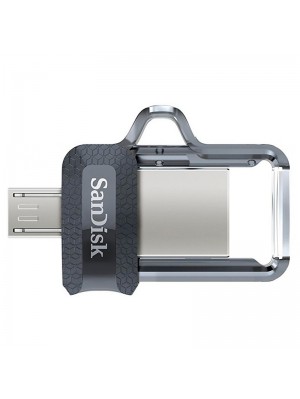 USB 3.0 Flash 64Gb SanDisk Ultra Dual OTG USB3.0/microUSB (150 Mb/s) Tr/Black