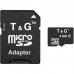 Карта пам'яті microSDHC 4Gb T&G (Class 10) + Adapter SD
