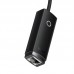 USB Hub Baseus Lite Type-C для RJ45 Ethernet 1000Mbps Чорний (WKQX000301)