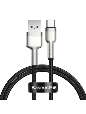 Кабель Baseus Cafule USB 2.0 to Type-C 66W 1M Чорний (CAKF000101)