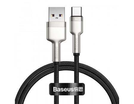 Кабель Baseus Cafule USB 2.0 to Type-C 66W 1M Чорний (CAKF000101)