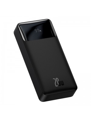 Универсальная мобильная батарея (повербанк) Baseus Bipow Digital Display Power bank 20000mAh 20W Black