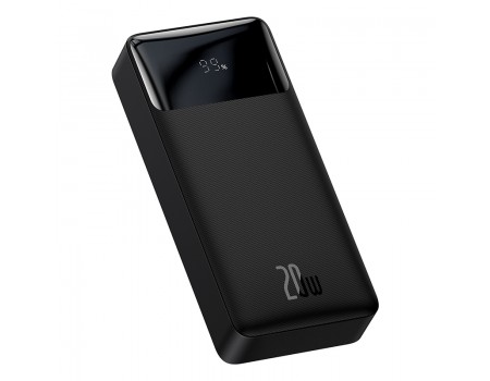 Универсальная мобильная батарея (повербанк) Baseus Bipow Digital Display Power bank 20000mAh 20W Black