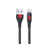 Кабель Remax Lesu Pro Aluminum Alloy USB 2.0 to Type-C 5A 1M Чорний (RC-188a)