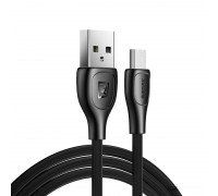 Кабель Remax Lesu Pro USB 2.0 to microUSB 2.1A 1M Чорний (RC-160m-b)