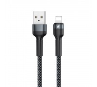 Кабель Remax Jany USB 2.0 to Lightning 2.4A 1M Черный (RC-124i)