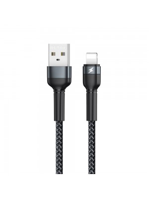 Кабель Remax Jany USB 2.0 to Lightning 2.4A 1M Черный (RC-124i)