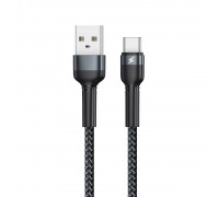 Кабель Remax Jany USB 2.0 to Type-C 2.4A 1M Черный (RC-124a)