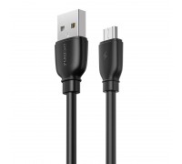 Кабель Remax Suji Pro USB 2.0 to microUSB 2.4A 1M Черный (RC-138m-b)