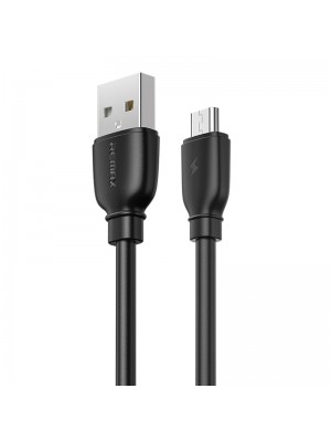 Кабель Remax Suji Pro USB 2.0 to microUSB 2.4A 1M Черный (RC-138m-b)