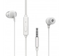 Наушники BOROFONE BM28 Tender sound universal earphones with mic White