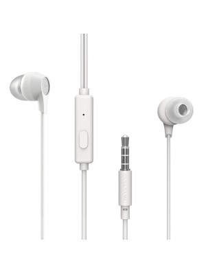 Наушники BOROFONE BM28 Tender sound universal earphones with mic White