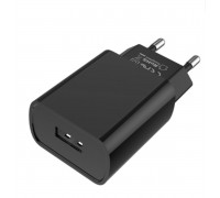 Мережевий зарядний пристрій BOROFONE BA20A Sharp single port charger Black