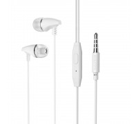Навушники BOROFONE BM25 Sound edge universal earphones with mic White