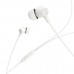 Наушники BOROFONE BM20 DasMelody earphones with mic, 3.5mm audio plug, single button control, White