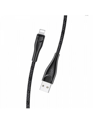 Кабель Usams US-SJ394 U41 Lightning Braided Data and Charging Cable 2m Black