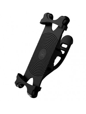 Велодержатель для телефона Usams US-ZJ053 Bicycle Silicon Phone Holder Black