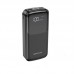 Универсальная мобильная батарея (повербанк) BOROFONE BJ17A Oceanic digital power bank 20000mAh Black
