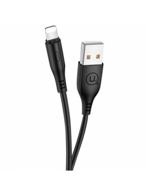 Кабель Usams US-SJ266 U18 Round lightning Cable 1m Black