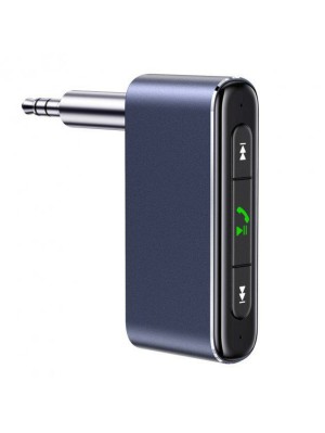 Bluetooth ресівер Usams US-SJ519 3.5DC Mini Car Wireless Audio Receiver BT5.0 Grey