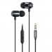 Наушники Usams US-SJ548 EP-44 3.5mm In-ear Earphone 1.2m Black