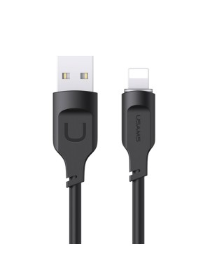 Кабель Usams US-SJ565 Lightning 2.4A Charging &amp; Data Cable Lithe Series 1.2m Black