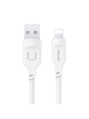 Кабель Usams US-SJ565 Lightning 2.4A Charging &amp; Data Cable Lithe Series 1.2m White