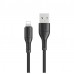 Кабель Usams US-SJ500 U68 Lightning Charging &amp; Data Cable 1m Black