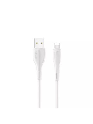 Кабель Usams US-SJ371 U38 Lightning Charging and Data Cable 1m White