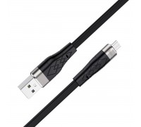 Кабель HOCO X53 USB to Micro 2.4A, 1m, silicone, aluminum connectors, Black