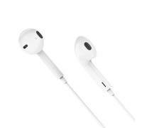 Наушники HOCO M101 Crystal joy wire-controlled earphones with microphone White