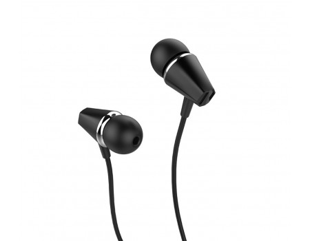 Наушники Hoco M34 honor music universal earphones with microphone Black