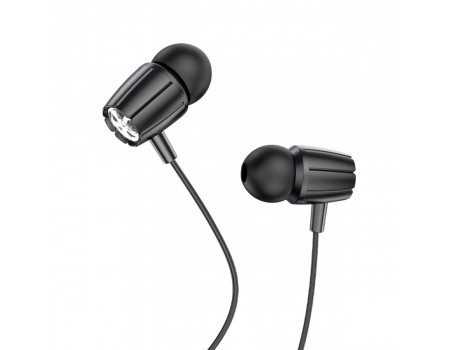 Наушники HOCO M88 Graceful universal earphones with mic Black