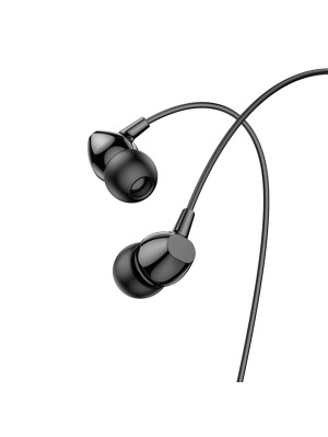 Навушники Hoco M94 universal earphones with microphone Black