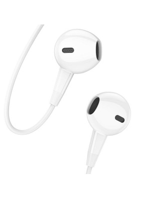 Наушники BOROFONE BM68 Kelly universal earphones with mic White