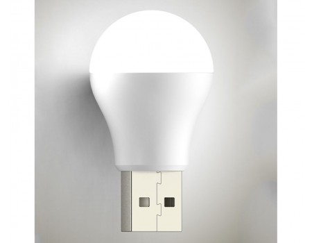 USB LED лампочка холодне світло біла